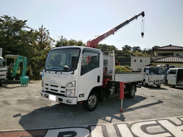 中古車 いすゞ エルフ 2 7t標準ロング ユニック4段 の中古車詳細 411km ホワイト 神奈川県 496 1万円 中古車情報 中古車検索なら 車選びドットコム 車選び Com