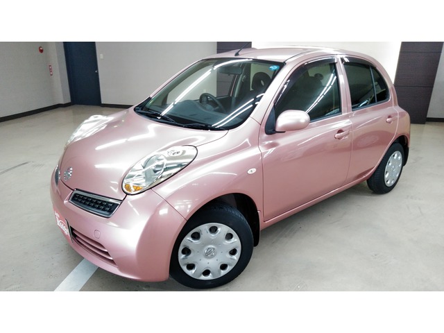 中古車 日産 マーチ 1 2 コレット シャープ ワンオーナー禁煙車 の中古車詳細 81 191km ピンク 福岡県 13 8万円 中古 車情報 中古車検索なら 車選びドットコム 車選び Com