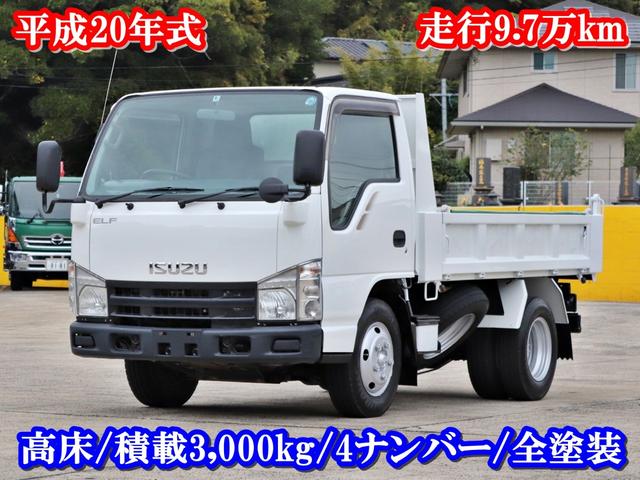 中古車 いすゞ エルフ 3t ダンプ 高床 強化 4ナンバー 97 300km ホワイト 長崎県 Sold Out 中古車情報 中古車 検索なら 車選び Com