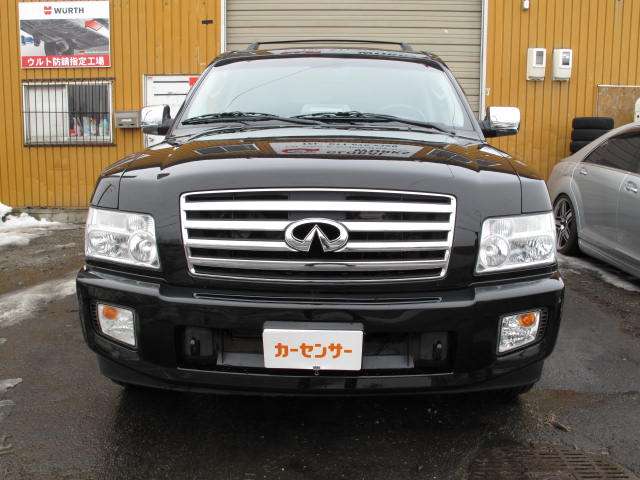 中古車 インフィニティ Qx56 4wd 06yモデル の中古車詳細 94 000km 黒 北海道 158万円 中古車情報 中古車 検索なら 車選びドットコム 車選び Com