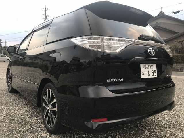 中古車 トヨタ エスティマ 2 4 アエラス 自社ローン対応 両側pスライド 113 955km ブラック 三重県 138万円 中古車 情報 中古車検索なら 車選びドットコム