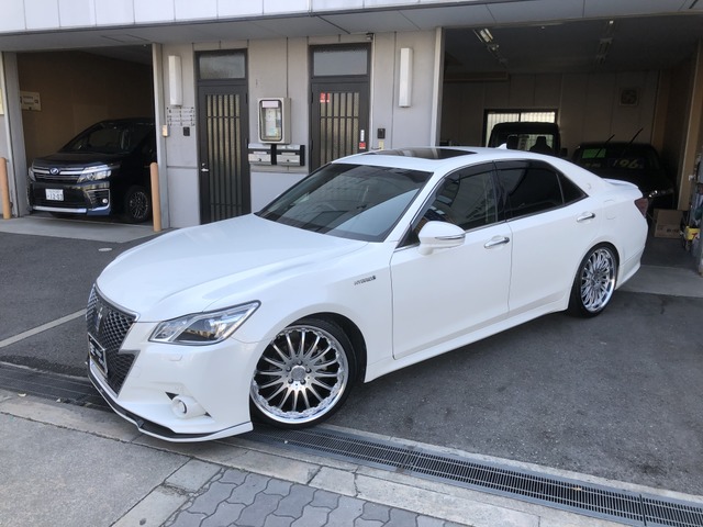 中古車情報 トヨタ クラウンアスリート ハイブリッド 2 5 S 修復歴無し の中古車詳細 走行距離 6 0万km カラー パールホワイト 販売地域 大阪府大阪市大正区 中古車を探すなら Carme カーミー 中古車