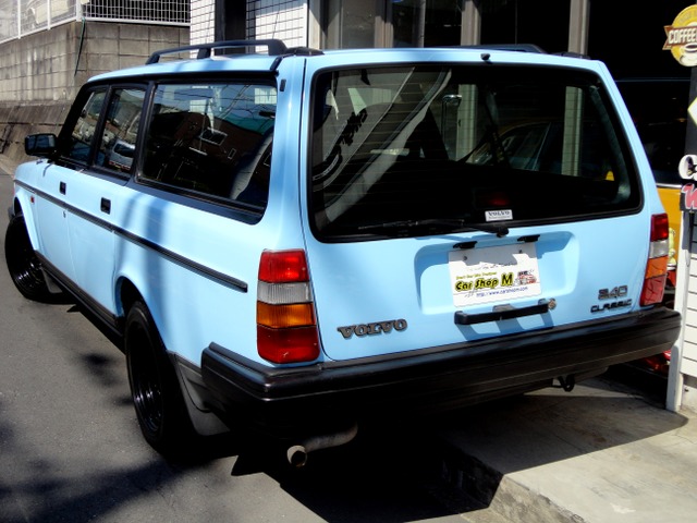 中古車 ボルボ 240エステート クラシック 130馬力最終限定 本革 ブラックアウト の中古車詳細 メーター交換 Br 交換前 811km Br 交換後 142 225km Br Br 合算値 226 036km ハワイアンブルー 神奈川県 137 8万円 中古車情報 中古車検索なら