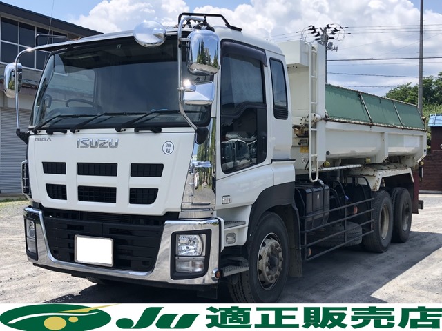 中古車 いすゞ ギガ ダンプ ロングダンプ 電動コボレーン 積載11t の中古車詳細 293 035km ホワイト 青森県 715万円 中古車情報 中古車検索なら 車選びドットコム 車選び Com