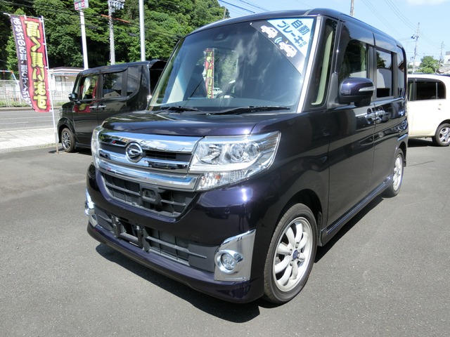 中古車 ダイハツ タントカスタム Rs トップエディション Saii ターボ 8インチナビrカメラ 両側psd 84 0km パープル 京都府 万円 中古車情報 中古車検索なら 車選び Com