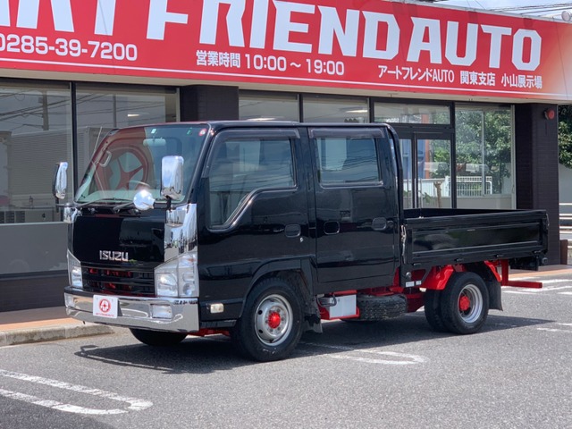 中古車情報 いすゞ エルフ 3 1 ダブルキャブ 低床 ディーゼル 修復歴無し の中古車詳細 走行距離 18 0万km カラー ブラック 販売地域 栃木県小山市 中古車を探すなら Carme カーミー 中古車