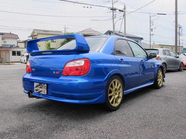 中古車 スバル インプレッサwrx 2 0 Wrx Sti 4wd 純正6速mt 車高調タイベル交換済み 115 581km Wrブルー 02c 埼玉県 Sold Out 中古車情報 中古車検索なら 車選びドットコム