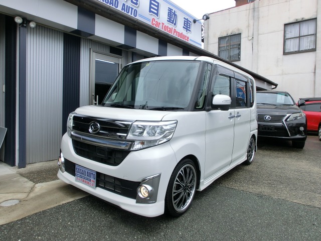 中古車 ダイハツ タントカスタム Rs Sa メーカーナビ Tein車高調 16aw 63 305km パールホワイト 三重県 Sold Out 中古車情報 中古車検索なら 車選び Com