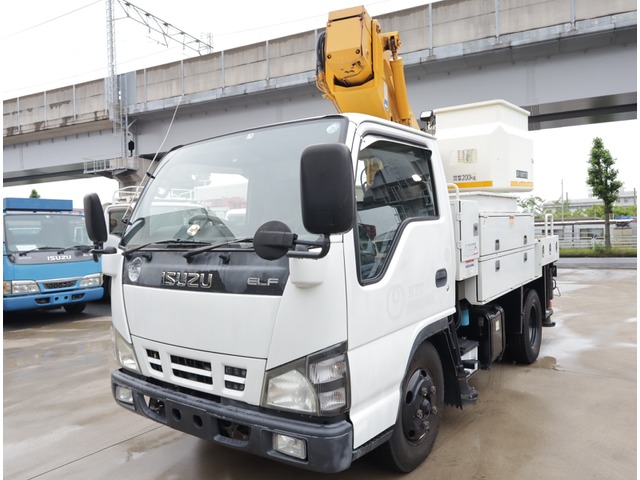 中古車 いすゞ エルフ 高所作業車 タダノ 9 9m 電工仕様 の中古車詳細 111 411km ホワイト 千葉県 3 5万円 中古車 情報 中古車検索なら 車選びドットコム 車選び Com