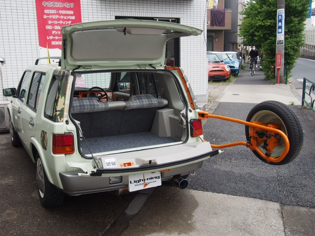 中古車 日産 ラシーン 1 5 タイプii 4wd ナルディハンドル カスタム塗装 ナビ 85 000km ペールグリーン 東京都 Sold Out 中古車情報 中古車検索なら 車選びドットコム