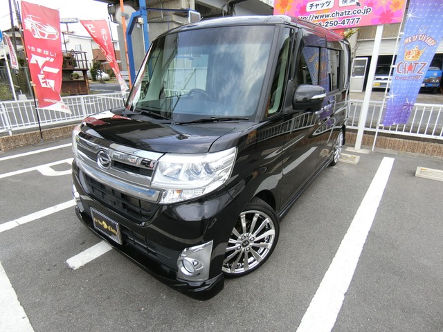 中古車 ダイハツ タントカスタム Rs バリグライン仕様 フルエアロ 16aw 40 000km ブラック 岡山県 133万円 中古車 情報 中古車検索なら 車選びドットコム 車選び Com