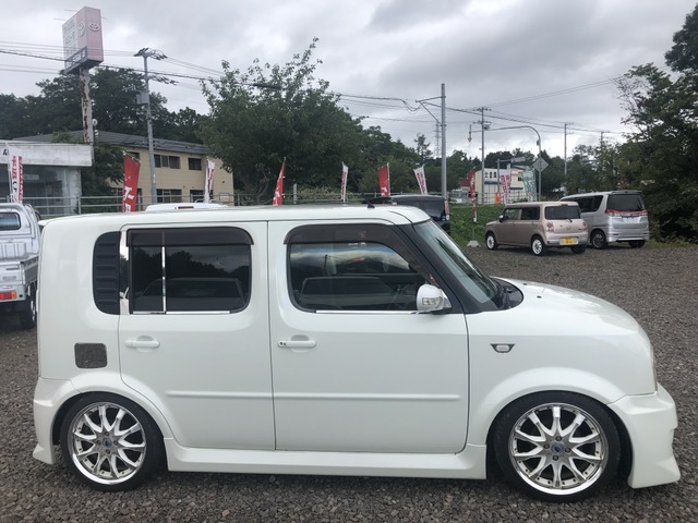 中古車 日産 キューブ スマートキー Hddナビ タコ足マフラー の中古車詳細 67 000km ホワイト 北海道 38万円 中古車 情報 中古車検索なら 車選びドットコム 車選び Com