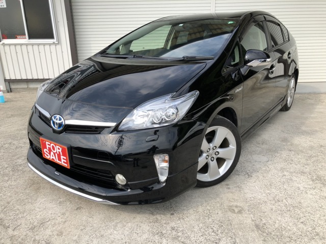 中古車 トヨタ プリウス 1 8 S ツーリングセレクション 純正モデリスタエアロ 純正アルミ メッキ 181 561km ブラック 福岡県 63万円 中古車情報 中古車検索なら 車選びドットコム