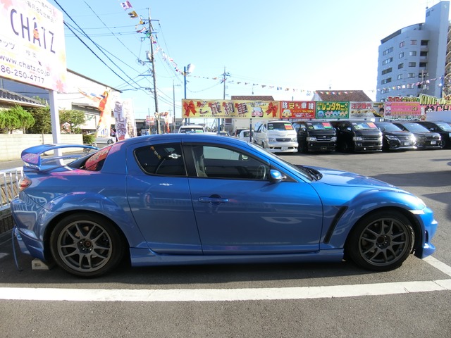 中古車 マツダ Rx 8 5mt 外品エアロ Work17aw の中古車詳細 78 000km ブルーm 岡山県 99 8万円 中古車情報 中古車検索なら 車選びドットコム 車選び Com