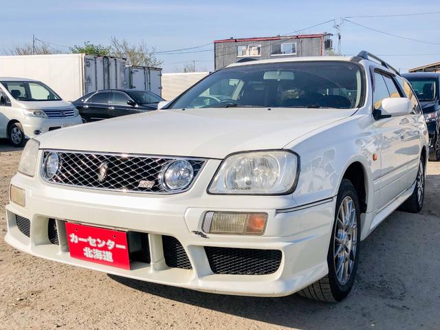 中古車 日産 ステージア 2 5 250rs Four 4wd Etc 禁煙車 の中古車詳細 87 000km ホワイト 北海道 Sold Out 中古車情報 中古車検索なら 車選びドットコム 車選び Com