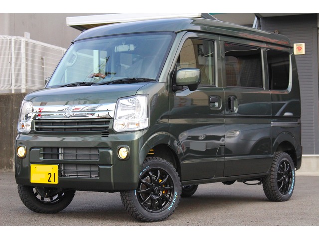 中古車 スズキ エブリイ ジョイン ハイルーフ 4wd パートタイム4wd 5mt リフトアップ の中古車詳細 km クールカーキパールメタリック 神奈川県 149 9万円 中古車情報 中古車検索なら 車選びドットコム 車選び Com