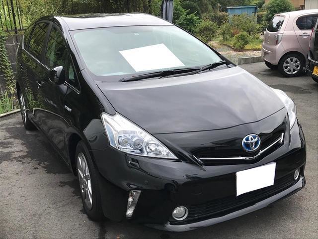 中古車 トヨタ プリウスa 1 8 G ナビ Tv 盗難防止装置 スマキー の中古車詳細 000km ブラック 福岡県 98万円 中古車情報 中古車検索なら 車選びドットコム 車選び Com