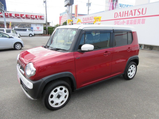 中古車 スズキ ハスラー J スタイル 衝突軽減ブレーキ 社外ナビ Rカメラ 43 000km レッド 福岡県 97万円 中古車情報 中古車検索なら 車選びドットコム 車選び Com