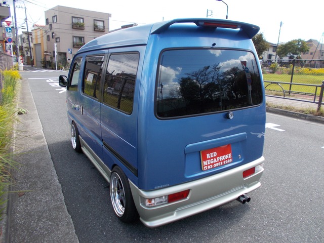 中古車 スズキ エブリイ ジョイポップ ターボ 51エブリィ カスタム車両 の中古車詳細 164 000km ブルー 東京都 75万円 中古車情報 中古車検索なら 車選びドットコム 車選び Com