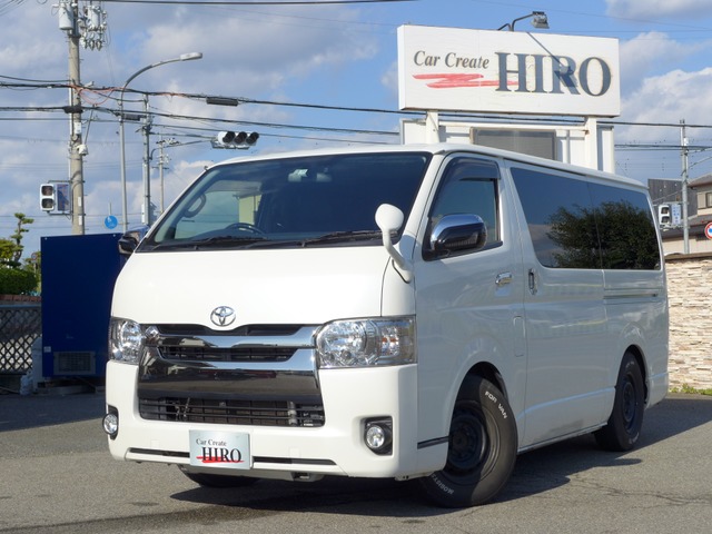 中古車 トヨタ ハイエースバン 2 0 スーパーgl ダークプライム ロング の中古車詳細 76 000km ホワイト 兵庫県 237 8万円 中古車情報 中古車検索なら 車選びドットコム 車選び Com