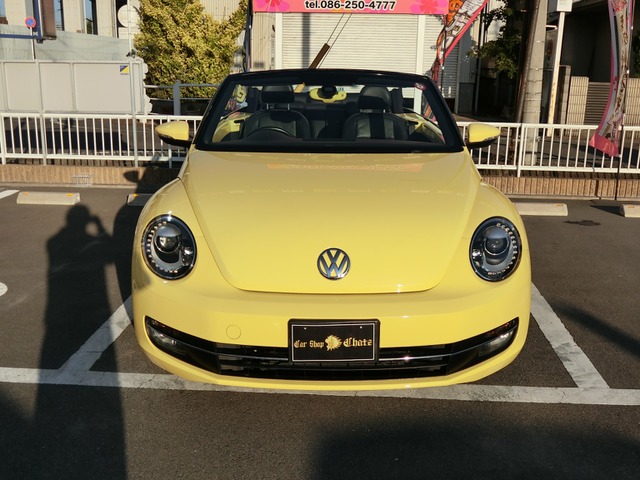 中古車 フォルクスワーゲン ザ ビートル カブリオレ 1オーナー ターボ ディーラー車 の中古車詳細 73 000km イエロー 岡山県 Sold Out 中古車情報 中古車検索なら 車選びドットコム 車選び Com