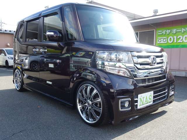 中古車 ホンダ N Boxカスタム G ターボ Lパッケージ 純正ナビ 後席モニター 17aw 車高調 の中古車詳細 47 000km プレミアムベルベットパープルパール 大阪府 128万円 中古車情報 中古車検索なら 車選びドットコム 車選び Com 中古車 ホンダ N Boxカスタム G ターボ Lパッケージ 純正ナビ 後席モニター 17aw 車高調 の中古車詳細 47 000km プレミアムベルベットパープルパール 大阪府 128万円 中古車情報 中古車検索なら 車選びドットコム 車選び Com