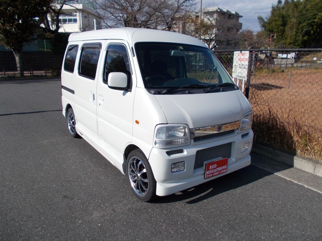 中古車 スズキ エブリイワゴン スポーツ 4wd 社外アルミ ローダウン の中古車詳細 80 000km パールホワイト 東京都 Sold Out 中古車情報 中古車検索なら 車選びドットコム 車選び Com