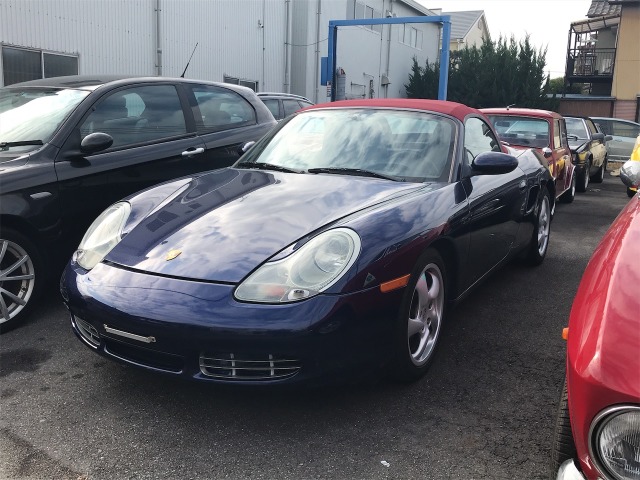 中古車 ポルシェ ボクスター S 社外hddナビ ブラックレザーシート の中古車詳細 90 157km ネイビー 愛知県 108万円 中古車情報 中古車検索なら 車選びドットコム 車選び Com