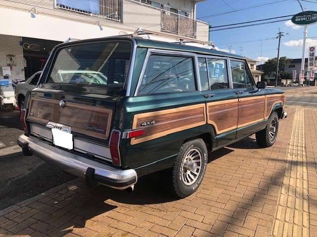 中古車 クライスラー ジープ グランドワゴニア 5 9 の中古車詳細 108 000km グリーン 福岡県 298万円 中古車情報 中古車 検索なら 車選びドットコム 車選び Com