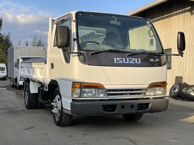 中古車 いすゞ エルフ 2t ダンプ 低床 5速mt の中古車詳細 ホワイト 佐賀県 79 8万円 中古車情報 中古車検索なら 車選びドットコム 車選び Com