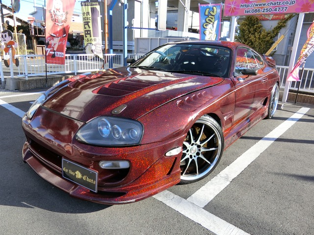 中古車 トヨタ スープラ 3 0 Sz R 純正6mt 外ターボ ガルウィング の中古車詳細 98 000km レッド 岡山県 Sold Out 中古車情報 中古車検索なら 車選びドットコム 車選び Com