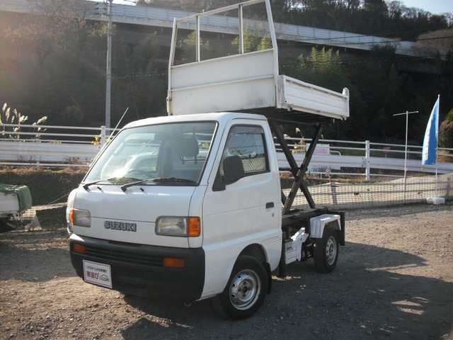 中古車 スズキ キャリイ リフトダンプ 4wd 希少リフトダンプ エアコン の中古車詳細 73 000km ホワイト 神奈川県 49 5万円 中古車情報 中古車検索なら 車選びドットコム 車選び Com