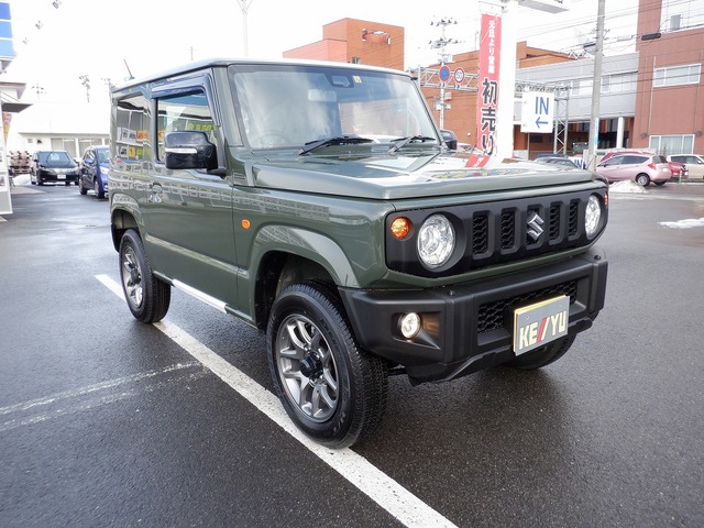 中古車 スズキ ジムニー Xc 4wd 新古車 4wd の中古車詳細 28km グリーン 山形県 225 9万円 中古車情報 中古車 検索なら 車選びドットコム 車選び Com