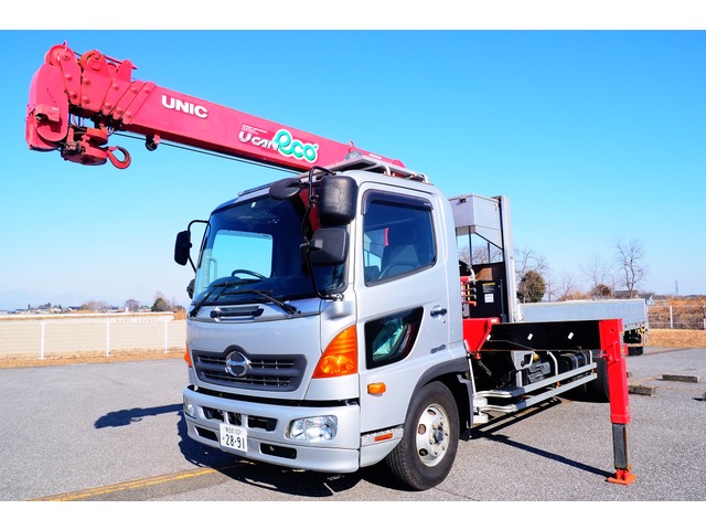 中古車 日野 レンジャープロ クレーンラジコン 古河ユニック6段 アルミブロック平ボディ の中古車詳細 62 055km シルバー 栃木県 6 6万円 中古車情報 中古車検索なら 車選びドットコム 車選び Com
