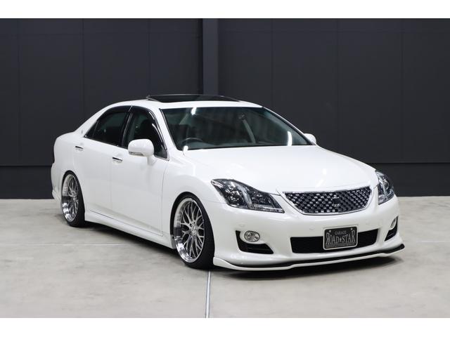 中古車 トヨタ クラウンアスリート 2 5 ナビパッケージ サンルーフ Hddナビtv 新品車高調 の中古車詳細 81 000km パール 福岡県 139万円 中古車情報 中古車検索なら 車選びドットコム 車選び Com