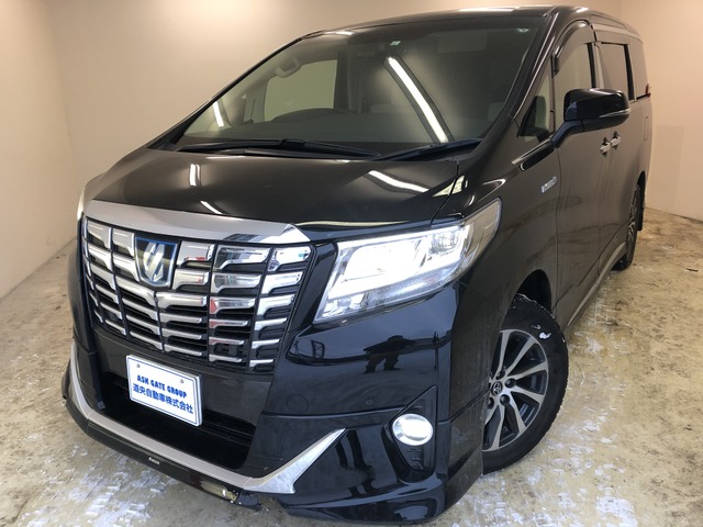 中古車 トヨタ アルファード ハイブリッド 2 5 G Fパッケージ 4wd Jblサウンド の中古車詳細 81 5km ブラック 北海道 338万円 中古車情報 中古車検索なら 車選びドットコム 車選び Com