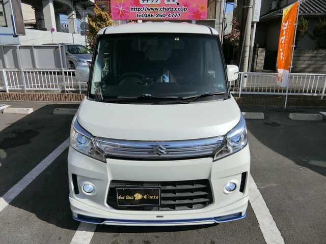 中古車 スズキ スペーシアカスタム Ts ターボ シルクブレイズフルエアロ の中古車詳細 78 000km パール 岡山県 Sold Out 中古車情報 中古車検索なら 車選びドットコム 車選び Com