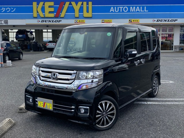 中古車 ホンダ N Boxカスタム G ターボ Ssパッケージ 1セグナビ ブルートゥース バックカメラ の中古車詳細 16 090km ブラック 千葉県 143 9万円 中古車情報 中古車検索なら 車選びドットコム 車選び Com