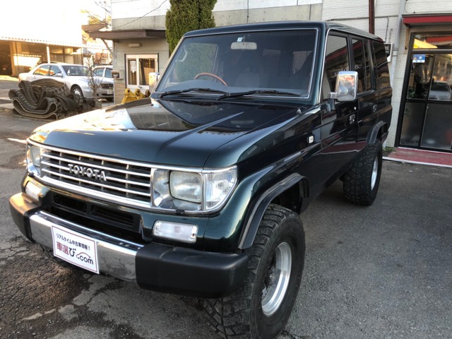中古車 トヨタ ランドクルーザープラド 3 0 Exワイド ディーゼル 4wd リフトアップ 全塗装済 ナビ の中古車詳細 グリーン 千葉県 159 9万円 中古車情報 中古車検索なら 車選びドットコム 車選び Com