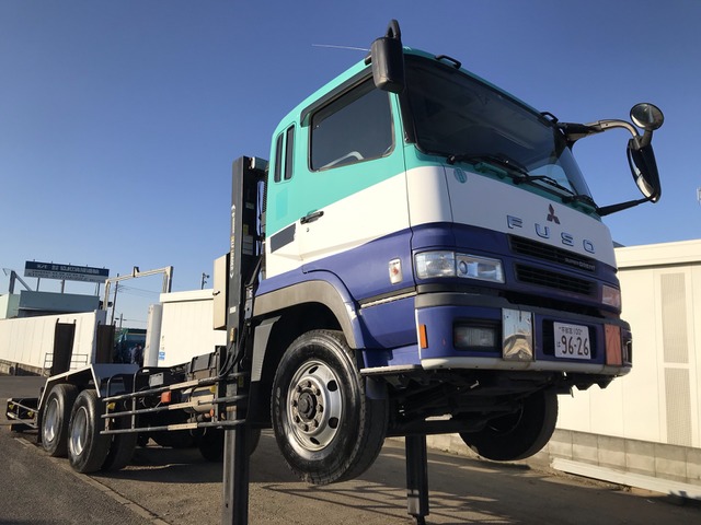 中古車 三菱ふそう スーパーグレート コンテナ運搬車 車検付 の中古車詳細 273 000km グリーン 埼玉県 5 5万円 中古車 情報 中古車検索なら 車選びドットコム 車選び Com