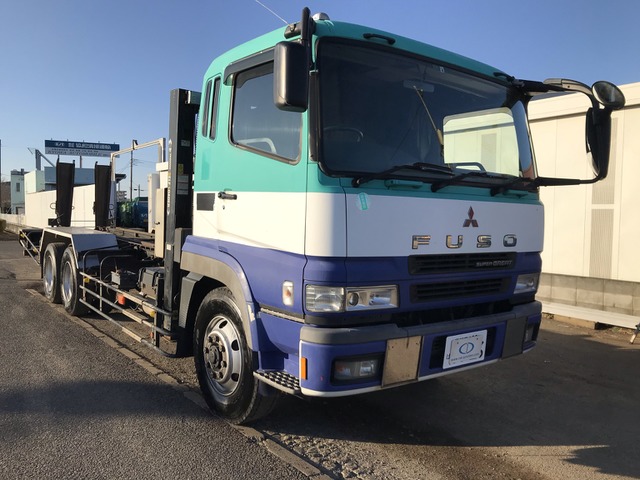 中古車 三菱ふそう スーパーグレート コンテナ運搬車 車検付 の中古車詳細 273 000km グリーン 埼玉県 5 5万円 中古車 情報 中古車検索なら 車選びドットコム 車選び Com