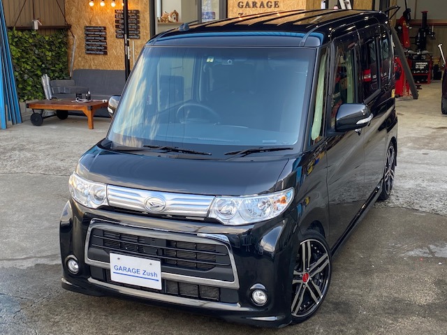 中古車 ダイハツ タントカスタム X カスタム 車高調 16インチaw の中古車詳細 72 000km ブラック 大阪府 77万円 中古車 情報 中古車検索なら 車選びドットコム 車選び Com