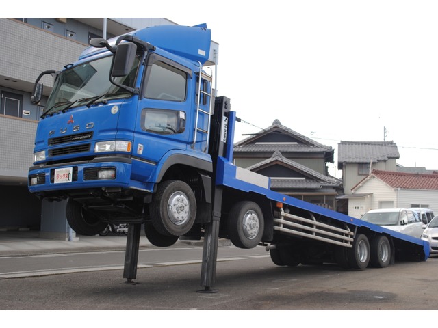 中古車 三菱ふそう スーパーグレート 4軸ハイジャッキ重機運搬セルフ2デフ の中古車詳細 543 419km ブルー 愛知県 Sold Out 中古車情報 中古車検索なら 車選びドットコム 車選び Com