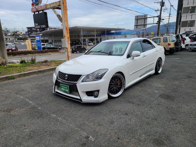 中古車 トヨタ クラウンアスリート 3 5 社外エアサス sインチ 改造多数 の中古車詳細 152 000km パールホワイト 福岡県 79万円 中古車情報 中古車検索なら 車選びドットコム 車選び Com