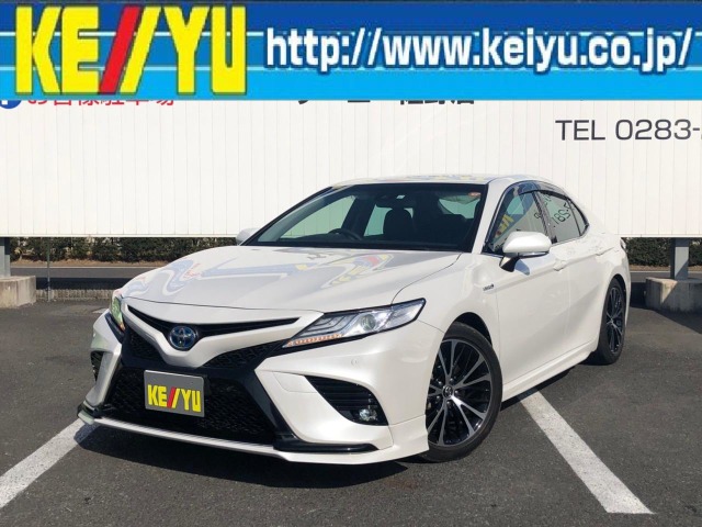 中古車 トヨタ カムリ 2 5 Ws 禁煙 1オーナー Trdエアロ 9型ナビ の中古車詳細 17 245km パールホワイト 栃木県 Sold Out 中古車情報 中古車検索なら 車選びドットコム 車選び Com