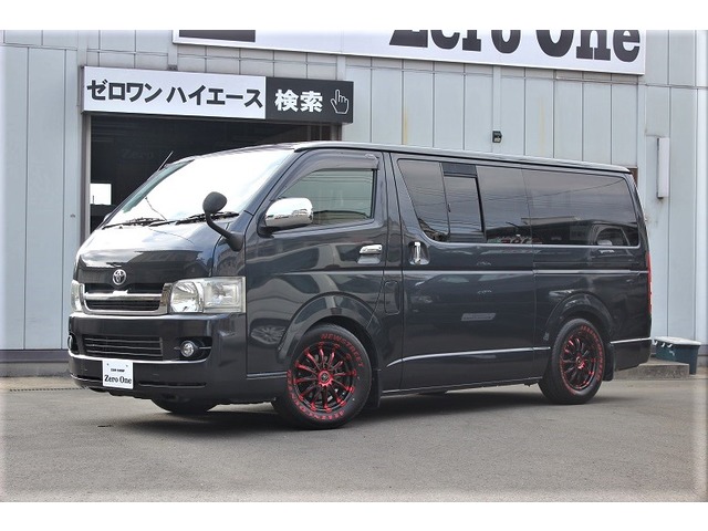 中古車 トヨタ ハイエースバン 2 0 スーパーgl ロング 新品レッドタイヤレッドホイール の中古車詳細 104 400km ブラックグレー1e2 神奈川県 135万円 中古車情報 中古車検索なら 車選びドットコム 車選び Com