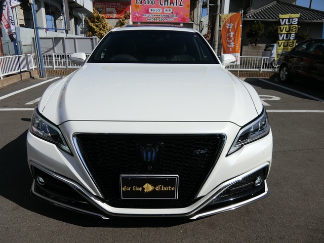 中古車 トヨタ クラウンハイブリッド 3 5 Rs アドバンス Opモデリスタフルエアロ マフラー の中古車詳細 22 000km パール 岡山県 485万円 中古車情報 中古車検索なら 車選びドットコム 車選び Com