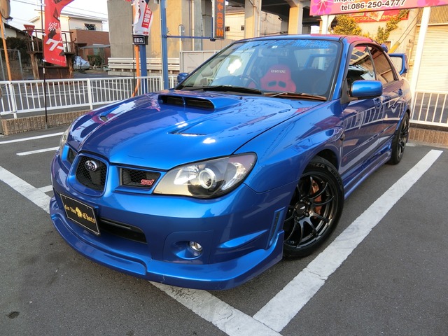 中古車 スバル インプレッサwrx 2 0 Wrx Sti 4wd チャージスピードフルエアロ の中古車詳細 110 000km ブルー 岡山県 7万円 中古車情報 中古車検索なら 車選びドットコム 車選び Com