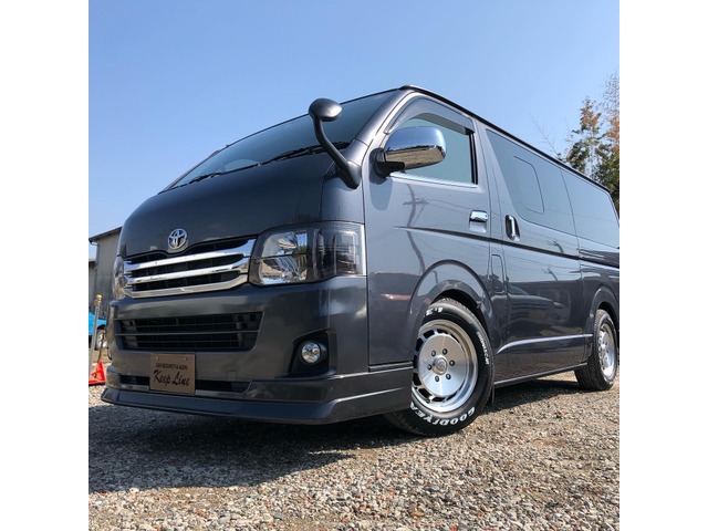中古車 トヨタ ハイエースバン 3 0 スーパーgl ロング ディーゼル 追加カスタム多数 の中古車詳細 308 293km グレー 愛知県 Sold Out 中古車情報 中古車検索なら 車選びドットコム 車選び Com