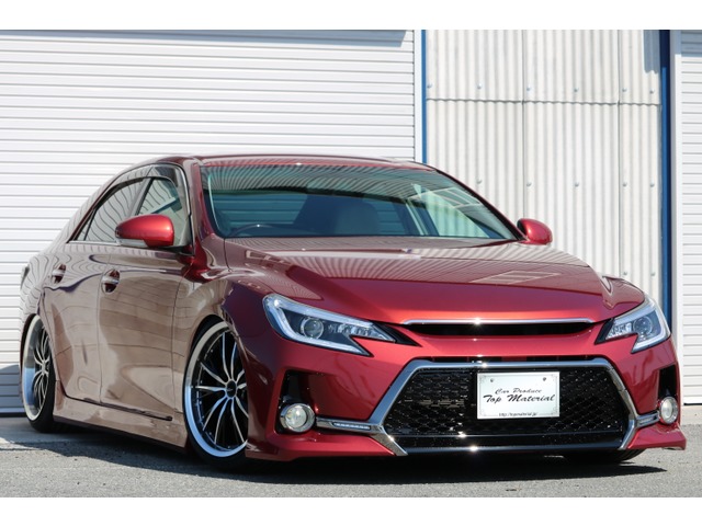中古車 トヨタ マークx 2 5 250g リラックスセレクション 前後g S仕様 新品車高調 の中古車詳細 59 000km レッドメタリック 兵庫県 138万円 中古車情報 中古車検索なら 車選びドットコム 車選び Com